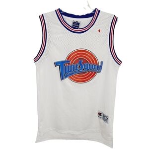 Space Jam Tune Squad Daffy Duck Champion Jersey Sz Medium 90's Michael Jordan